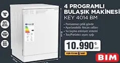 KEYSMART 4014 BM 4 PROGRAMLI BULAŞIK MAKİNESİ
